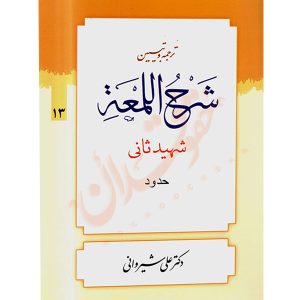 ترجمه و تبیین شرح المعه شهید ثانی (١٣) حدود دکتر شیروانی